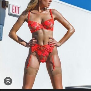 Honey Birdette Rue Sour Full Lingerie Set